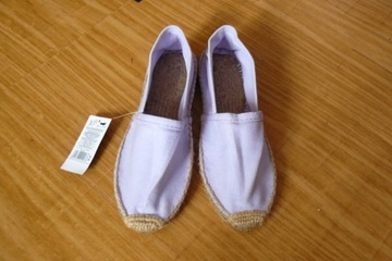 Espadryle damskie jasny fiolet 37