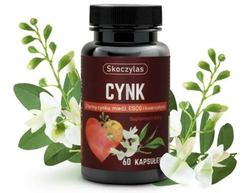 CYNK 3 FORMY MIEDŹ KWERCETYNA 60 KAPS SKOCZYLAS