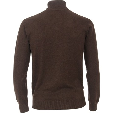 sweter golf męski bawełna Redmond M brązowy