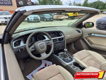 Audi A5 8T Cabriolet 2.0 TDI 170KM 2011 Audi A5 Cabrio Cabrio Brazowa Perla Alufelgi Alcantara Jasny Srodek E, zdjęcie 12