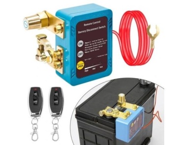 ВЫКЛЮЧАТЕЛЬ ПИТАНИЯ HEBEL АВТОМОБИЛЬНЫЙ АККУМУЛЯТОР 12V 200A ДЛЯ 2X ПУЛЬТА ДИСТАНЦИОННОГО УПРАВЛЕНИЯ