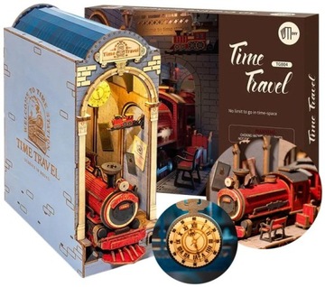 ROBOTIME TIME TRAVEL MAGICZNY DWORZEC KOLEJOWY WKŁADKA DO PÓŁKI NA KSIĄŻKI