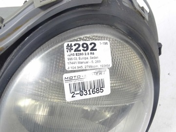 MERCEDES E TŘÍDA W210 SVĚTLO LEVÝ PŘEDNÍ XENON EU