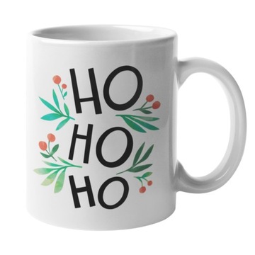 Kubek Świąteczny - HO HO HO - Święta Mikołajki