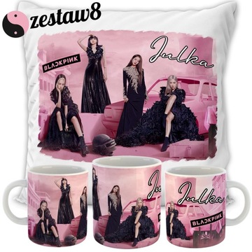 НАБОР ПОДУШКА + КРУЖКА BLACKPINK KPOP ПОДАРОК ​​НА ДЕНЬ РОЖДЕНИЯ + НАЗВАНИЕ РАЗЛИЧНЫЕ ДИЗАЙНЫ