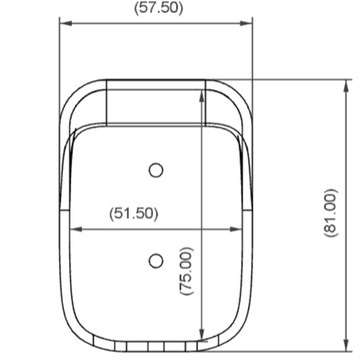 КРЫШКА КОРПУСА БЕСПРОВОДНОГО ЗВОНКА НА КРЫШЕ - CACAZI