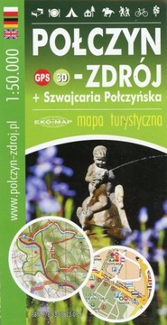 MAPA POŁCZYN-ZDRÓJ SZWAJCARIA POŁCZYŃSKA GPS 1205