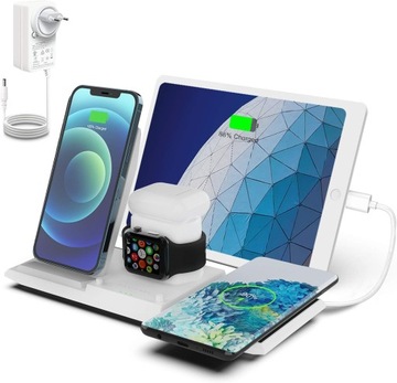Ładowarka indukcyjna NANAMI smartwatch telefon słuchawki 5 w 1