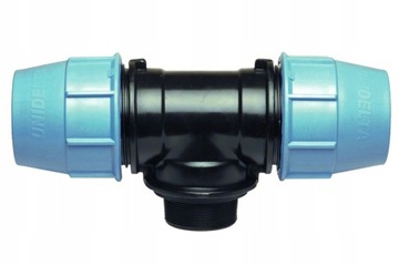 ZŁĄCZKA TRÓJNIK GZ PE PN16 1''x40MMx40MM