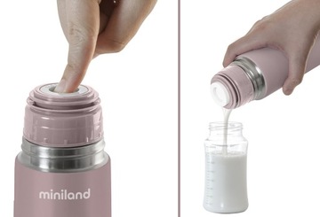 MINILAND STEEL TRAVEL ТЕРМОС ДЛЯ НАПИТКОВ TERRA ПОРОШОК РОЗОВЫЙ 500 МЛ