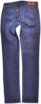 TOMMY HILFIGER spodnie LOW WAIST straight fit BLUE jeans VICTORIA _ W27 L32