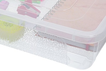 Коробка-коробка, закрытый пластиковый контейнер, ящик 10л с крышкой, контейнеры