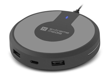 БЕСПРОВОДНОЕ ИНДУКТИВНОЕ ЗАРЯДНОЕ УСТРОЙСТВО 2xUSB |USB-C