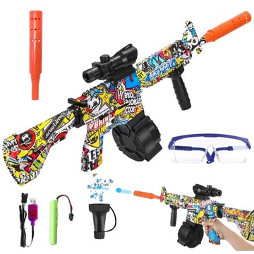 БЕЗОПАСНАЯ БОЛЬШАЯ ГЕЛЕВАЯ ВИНТОВКА BB АВТОМАТИЧЕСКИЙ ПУЛЕМЕТ ОРУЖИЕ