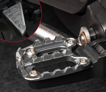 Складные пассажирские подножки Honda X-ADV 750 2021-2022 красный