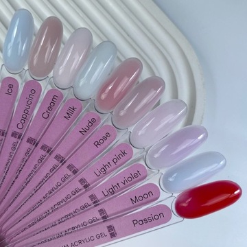 Shine Color Milk 30ml żel konsystencji bazy Liquid Premium Gel mani