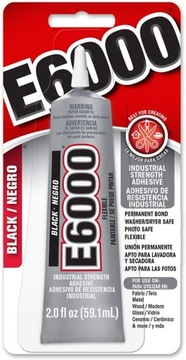 E6000 CZARNY KLEJ ELASTYCZNY UNIWERSALNE 59,1ml