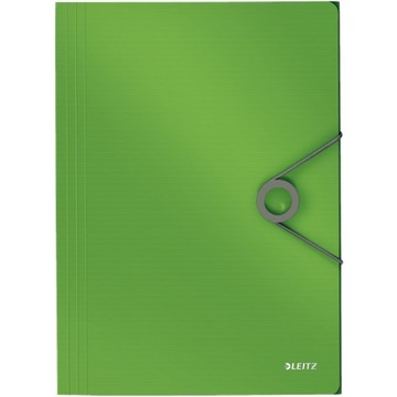 Teczka z gumką A4 PP SOLID jasnozielona 45631050 L