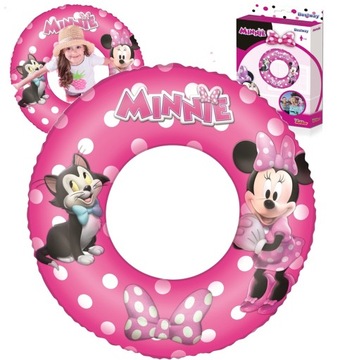 Надувной детский круг для плавания с Микки Маусом.