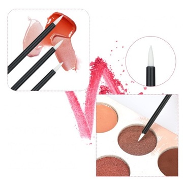 Аппликаторы для подводки глаз 50шт, тонкие кисточки для нейл-арта Seol