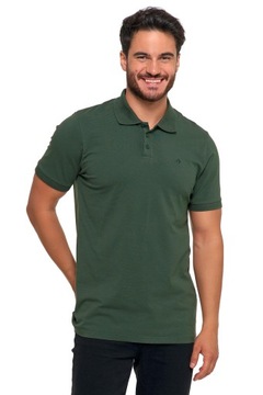 Koszulka męska MORAJ bawełniana Koszulka Polo Khaki REGULAR FIT r. XXL + N