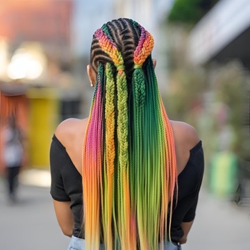 СИНТЕТИЧЕСКИЕ ВОЛОСЫ ДЛЯ КОСИЦЫ ЦВЕТНАЯ БРИТАНИЯ НАРАЩИВАНИЕ ВОЛОС ОМБРЕ