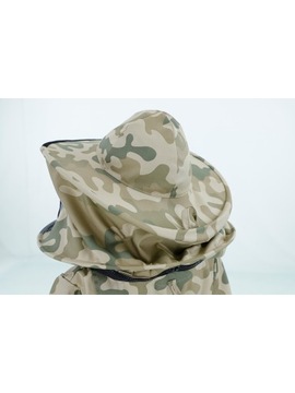 Детский комбинезон камуфляжный с шапочкой, размер 116.