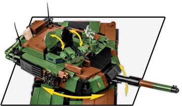 Танк COBI-2623 M1A2 SEPv3 Abrams в цветах 1-й
