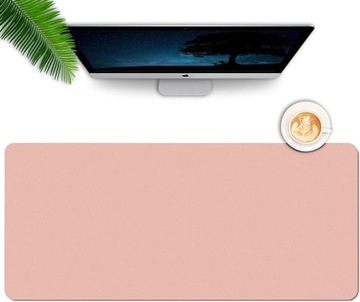 MATA PODKŁADKA NA BIURKO POD MYSZKĘ MYSZ DWUSTRONNA DUŻA 90X40 EKOSKÓRA