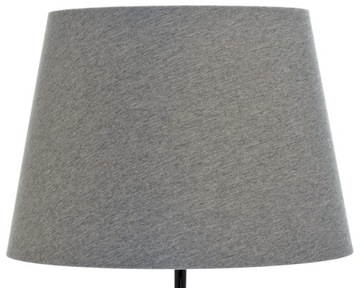 Abażur Do Lampy Klosz Stożek Nowoczesny E27 Szary 30x40 H28 AVOLA