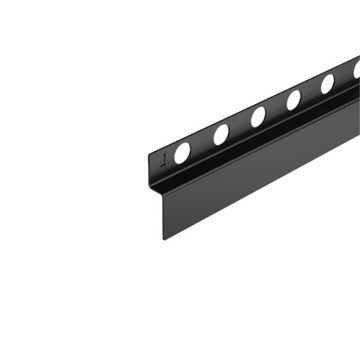 НАКЛОННАЯ ПОЛОСКА BALNEO ЛЕВАЯ 120см ЧЕРНАЯ НЕРЖАВЕЮЩАЯ СТАЛЬ