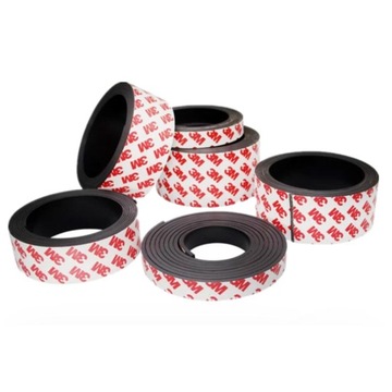 МАГНИТНАЯ ЛЕНТА с клеем 3М, САМОКЛЕЯЩАЯСЯ, РАЗМЕРЫ: 100см/25мм/2мм