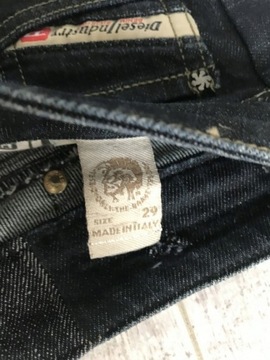 DIESEL * spodnie jeans SLIM * M 29 38 ronhary