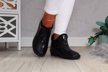 ЖЕНСКИЕ ЭЛЕГАНТНЫЕ РЕЗИНОВЫЕ БОТИНКИ, НИЗКИЕ РЕЗИНОВЫЕ БОТИНКИ