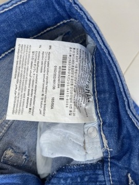 Bershka spodnie dziury JEANS rurki 36 S