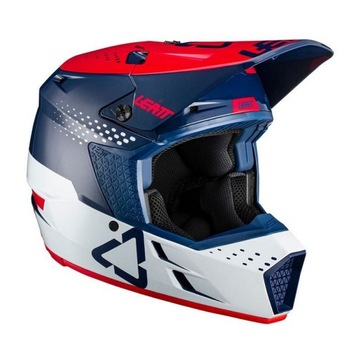 LEATT(2021) KASK MOTO 3.5 V21.4 HELMET RED/BLUE XL