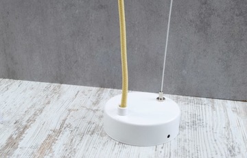 2m biała linka stalowa do lampy loftowej lampa belka lampa loft retro DIY