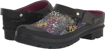 JOULES WELLY CLOG CHODAKI / KALOSZE BLACK DITSY UNIKAT 38/5UK/7USA