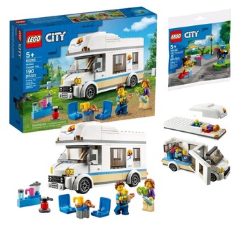 LEGO City 60283 Wakacyjny Rodzinny kamper GRATIS LEGO City 30588 Plac zabaw