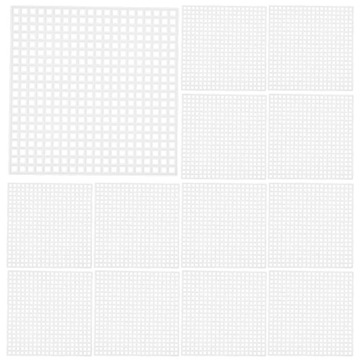 10PCS YARN CRAFTING MESH SHEETS PLASTIC WOVEN