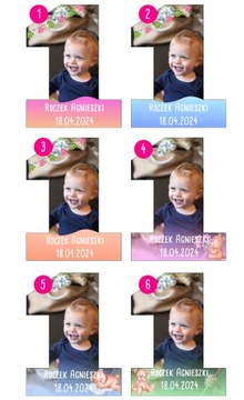 Персонализированный магнит на день рождения, ваше фото, подарок гостям.