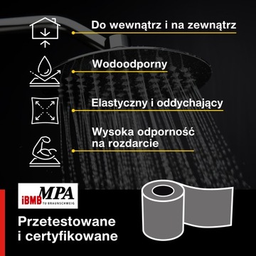 Taśma do hydroizolacji uszczelniająca PL3 niebieska 100mb
