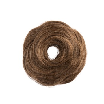 Волосы на резинке ПРИКРЕПЛЕННЫЙ БОНЖ, шиньон, резинка из натуральных волос.