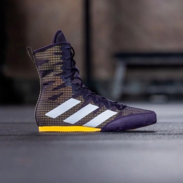 ADIDAS BOX HOG 4 IF0477 ТРЕНИРОВОЧНЫЕ ВЫСОКИЕ БОКСЕРСКИЕ КРОССОВКИ, размер 36 2/3