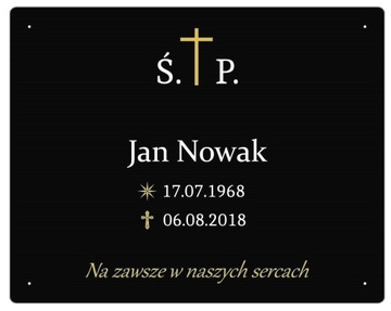 Pomnik plastikowy, nagrobek obudowa grobu Marmur Tablica GRAWER