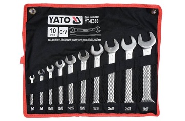 KLUCZE PŁASKIE 6-27 10SZT YT-0380 YATO