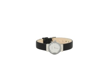 Skagen zegarek damski srebrny na pasku malutki elegancki cyrkonie 358XSSLBC