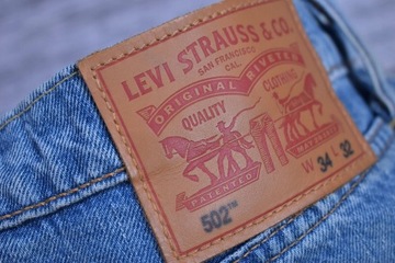 Levi's Strauss Premium Spodnie Jeans 502 34/32