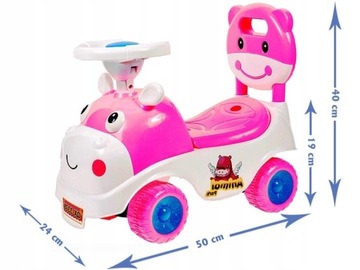 ПОЕЗДКА НА ПУШЕРЕ ДЛЯ ДЕТЕЙ HIPCIO ДЛЯ ДЕТЕЙ ХРАНЕНИЕ РОГ СПИНКА 30 КГ