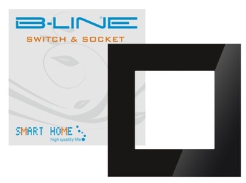 B-LINE DLX ЧЕРНАЯ СТЕКЛЯННАЯ РАМА ОДИНАРНОЕ СТЕКЛО X1
